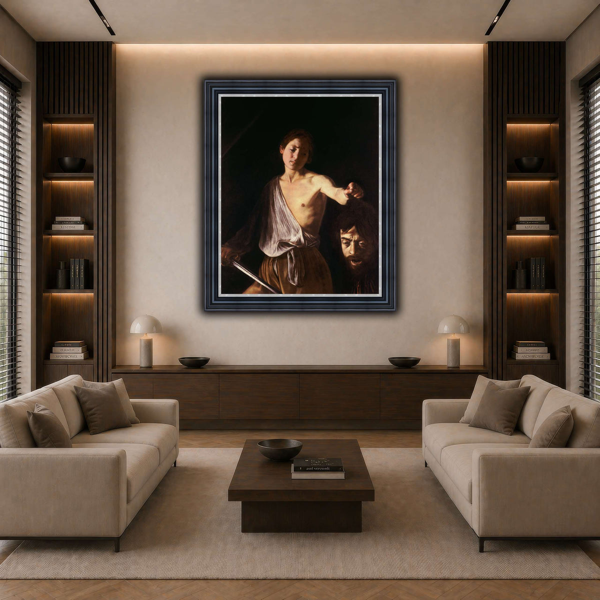 14 dark neutral-living room