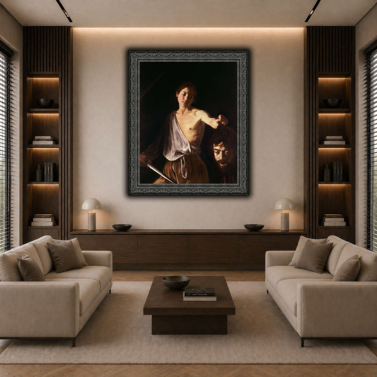 14 dark neutral-living room