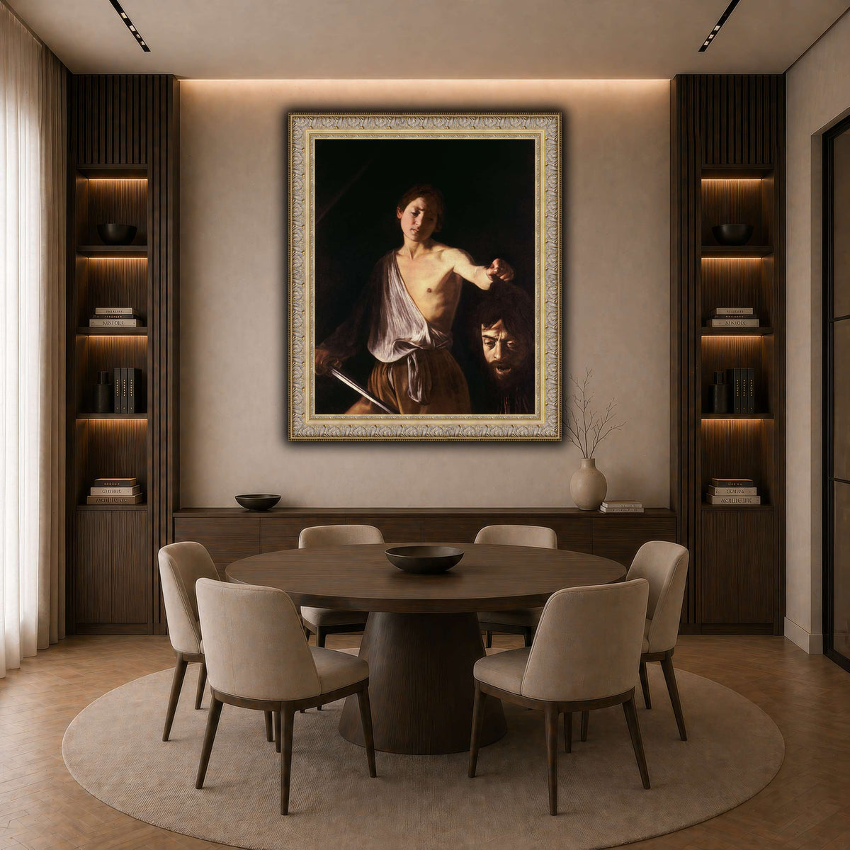 14 dark neutral-dining room