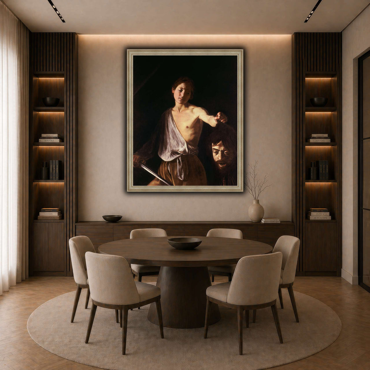 14 dark neutral-dining room