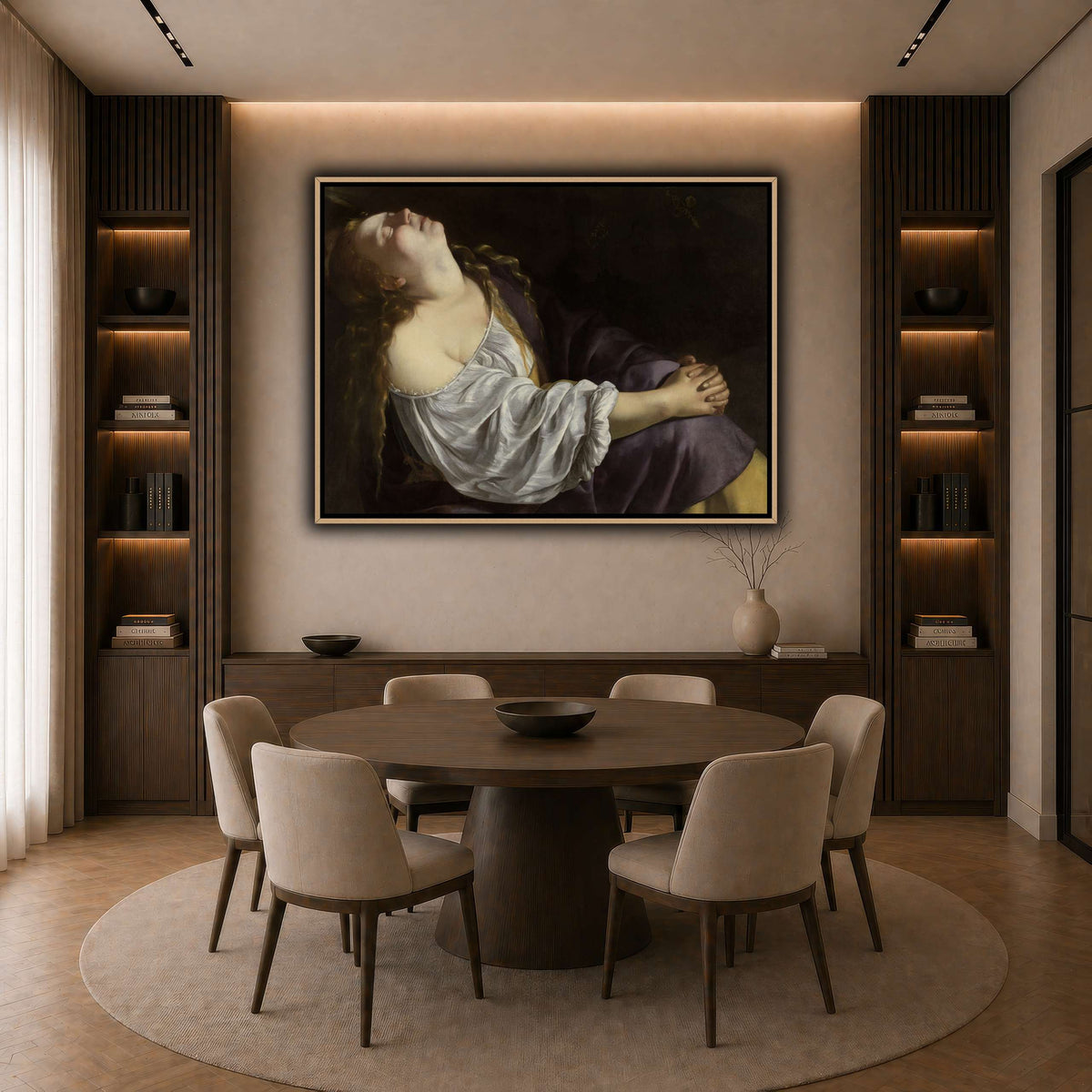 14 dark neutral-dining room