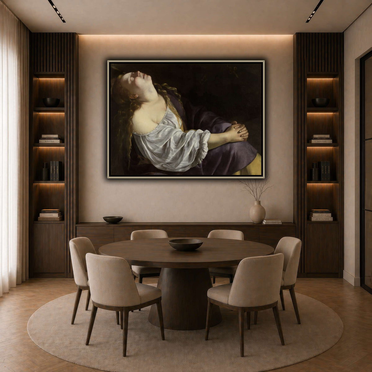 14 dark neutral-dining room