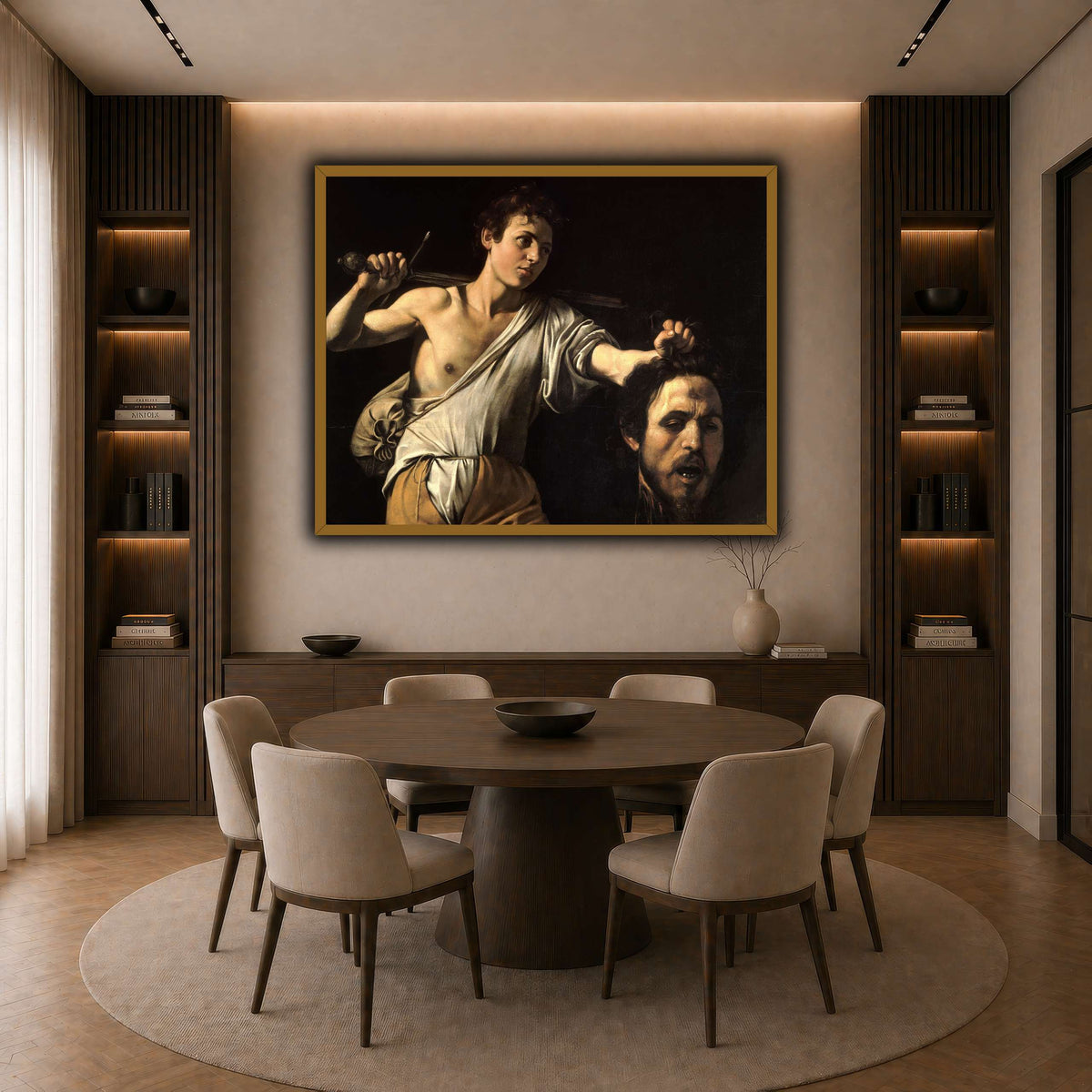 15 dark neutral-dining room