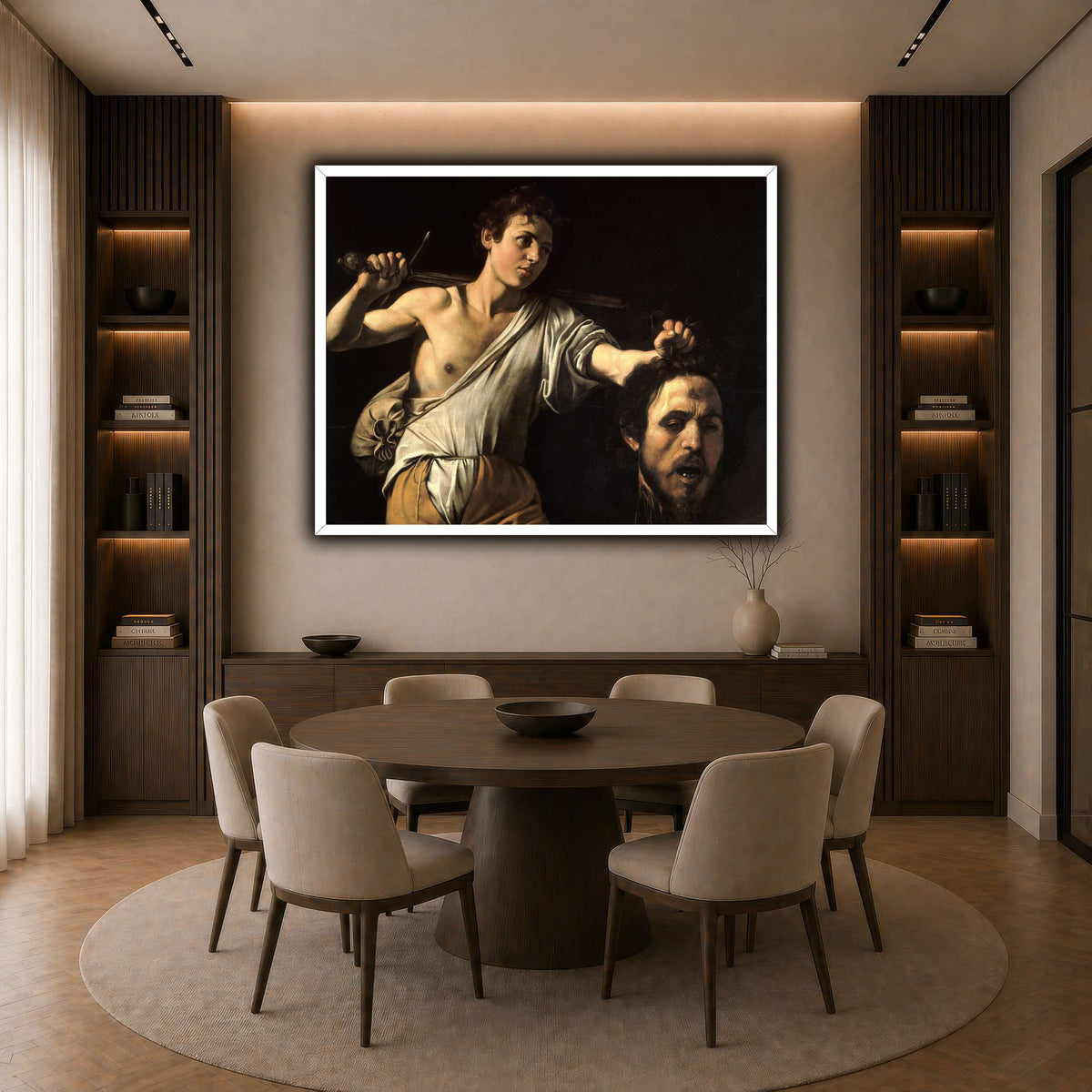15 dark neutral-dining room