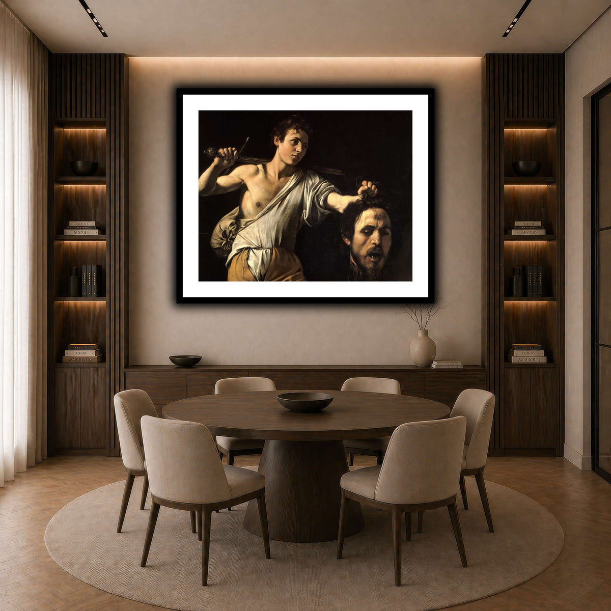 15 dark neutral-dining room