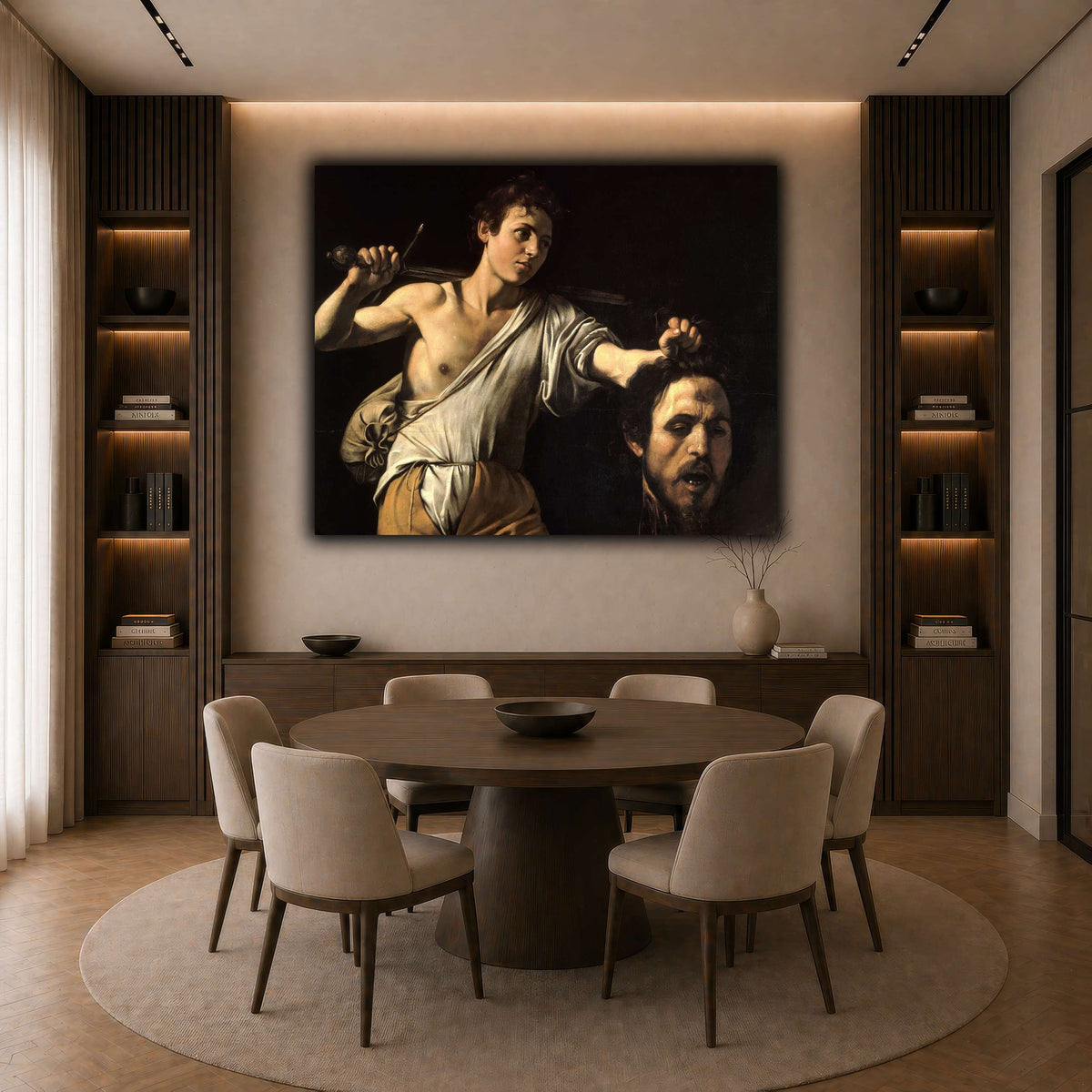 15 dark neutral-dining room