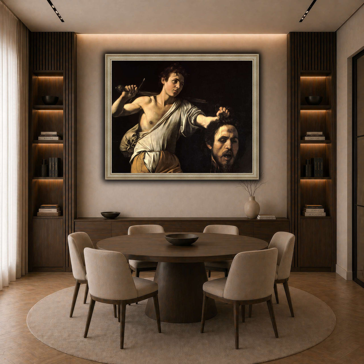 15 dark neutral-dining room