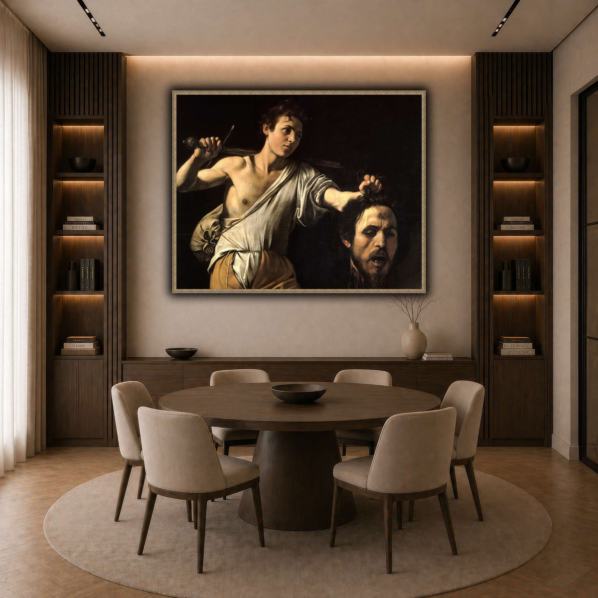 15 dark neutral-dining room
