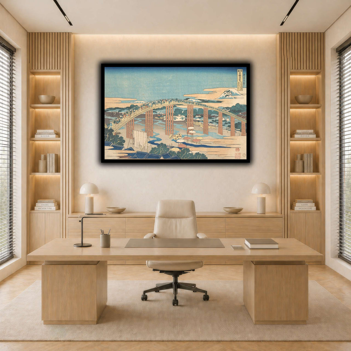 17_Katsushika Hokusai  light neutral-office
