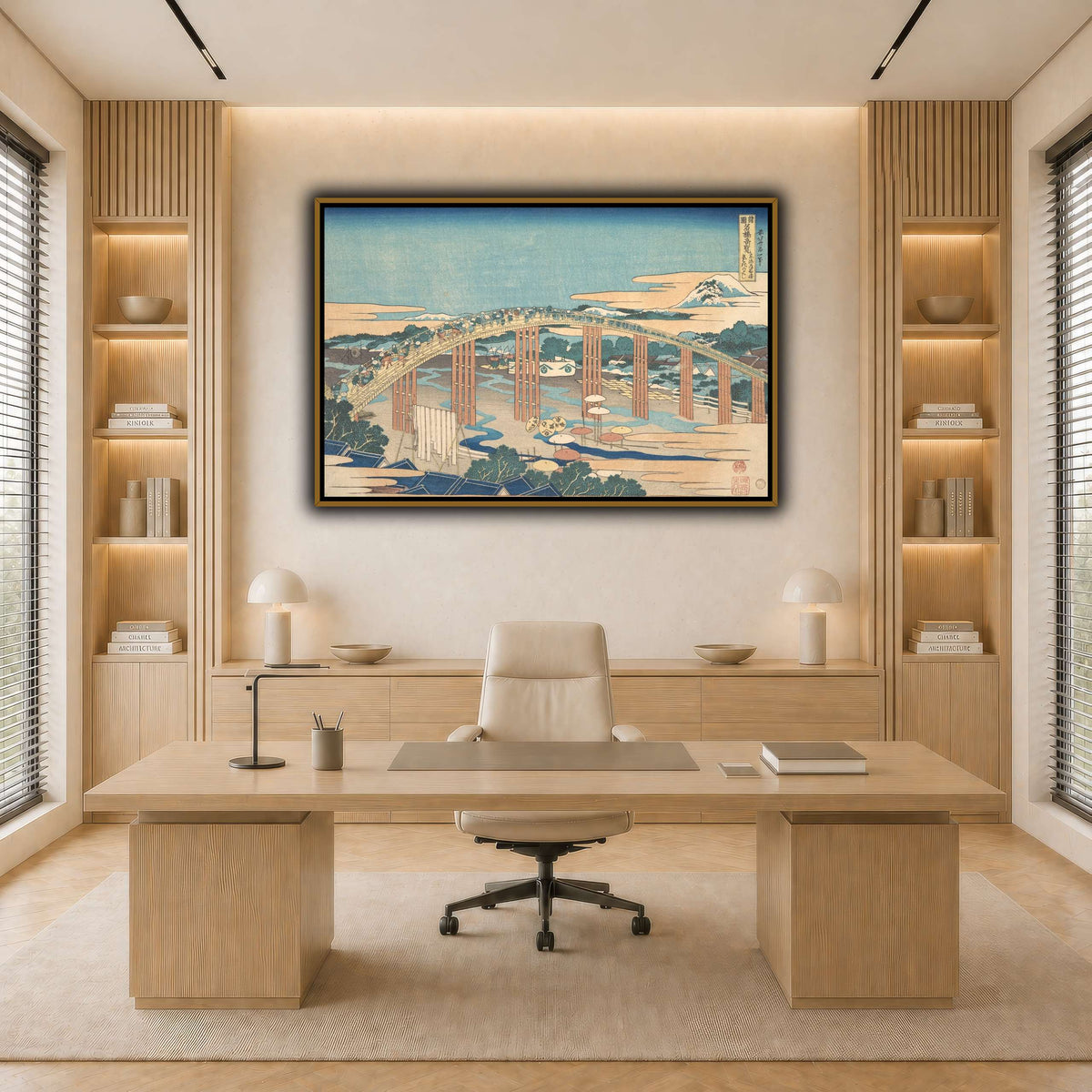 17_Katsushika Hokusai  light neutral-office