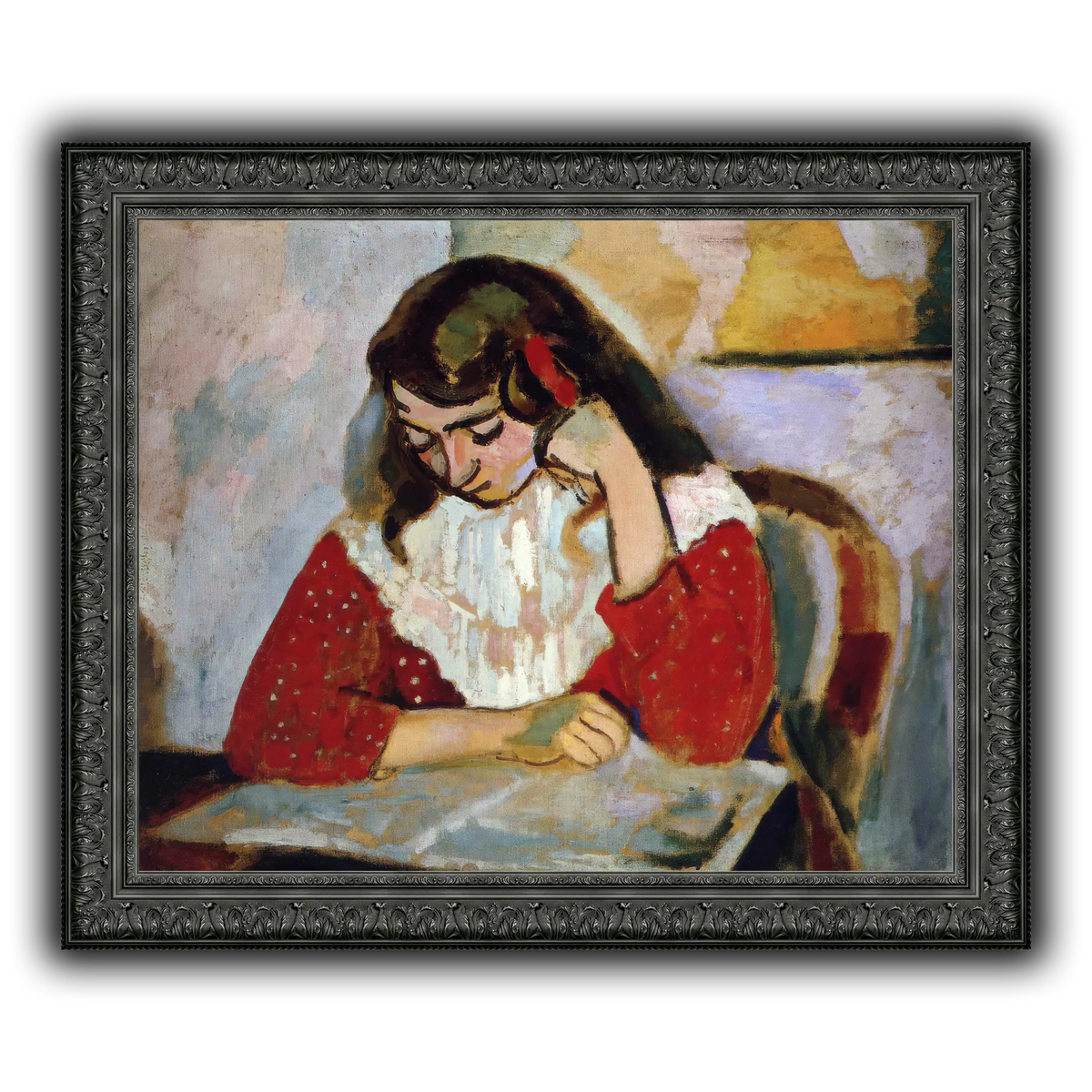 1906,_Portrait_de_Marguerite_(The_Reader)_Henri_Matisse