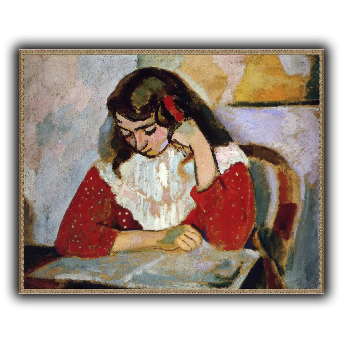 1906,_Portrait_de_Marguerite_(The_Reader)_Henri_Matisse