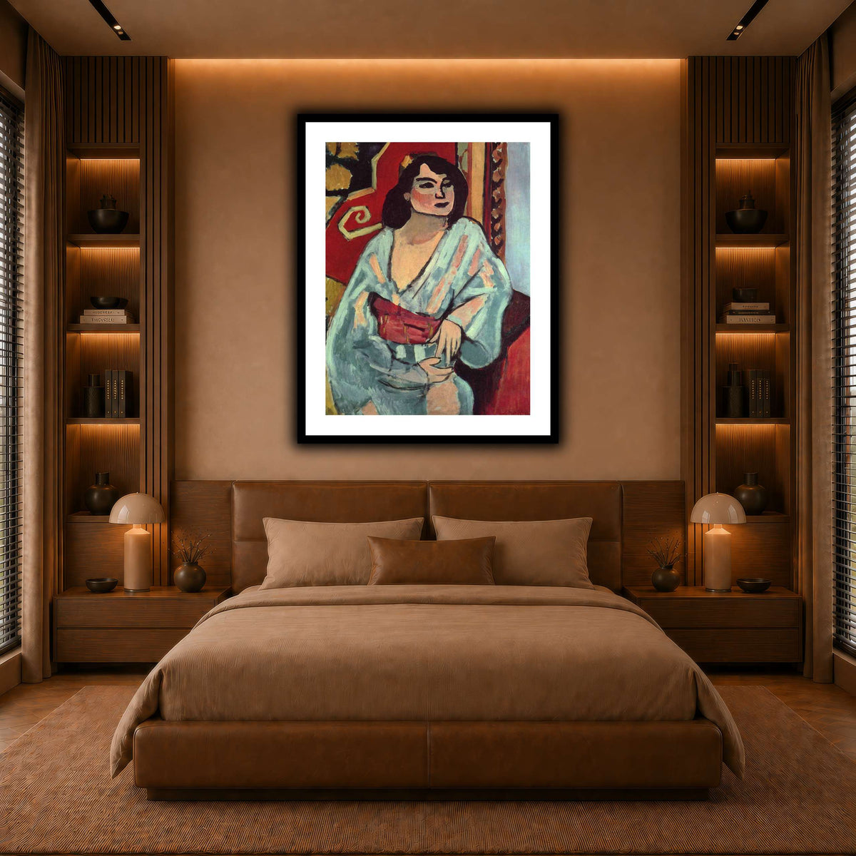 1909,_Algerian_Woman_Henri_Matisse warm-bedroom