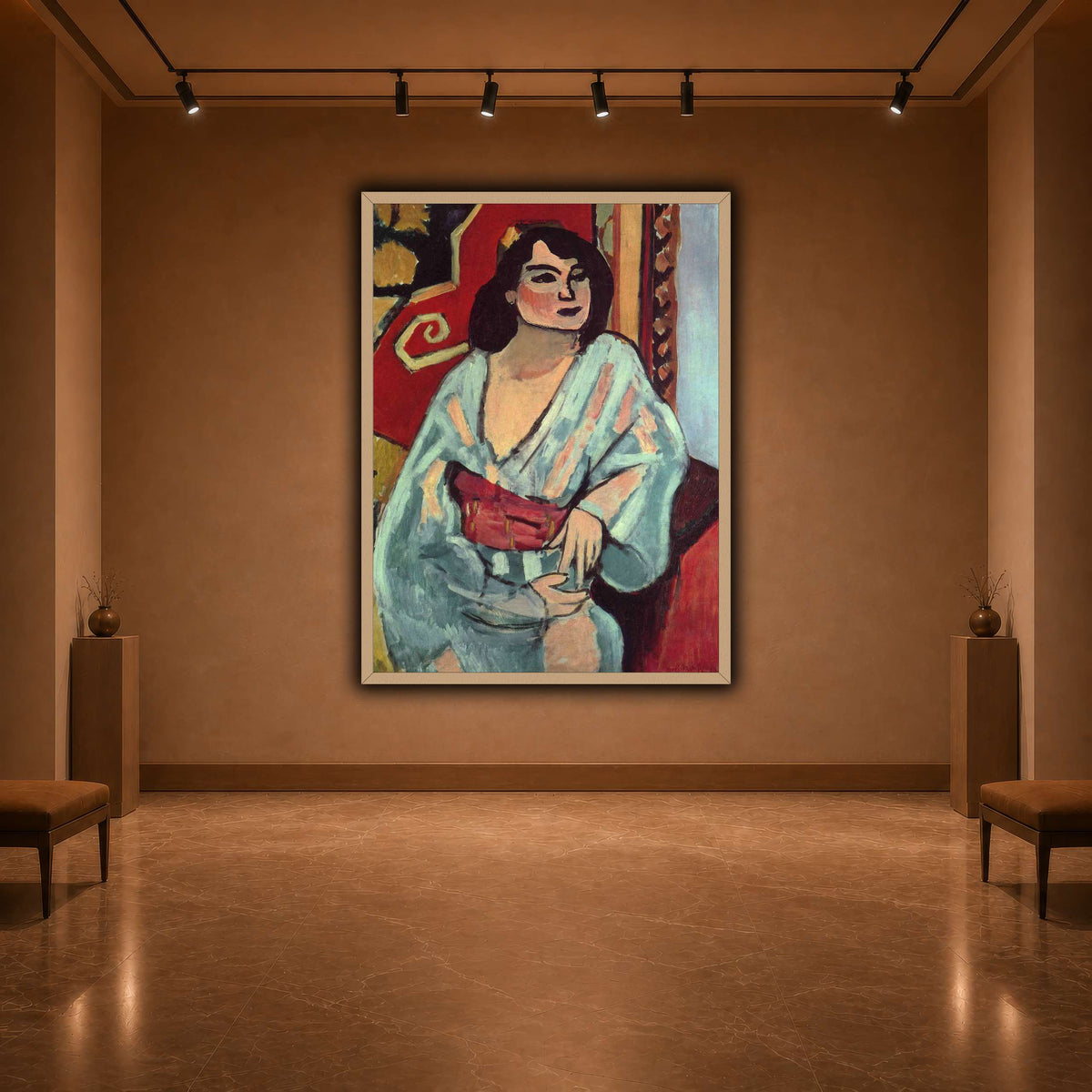 1909,_Algerian_Woman_Henri_Matisse warm-agallery