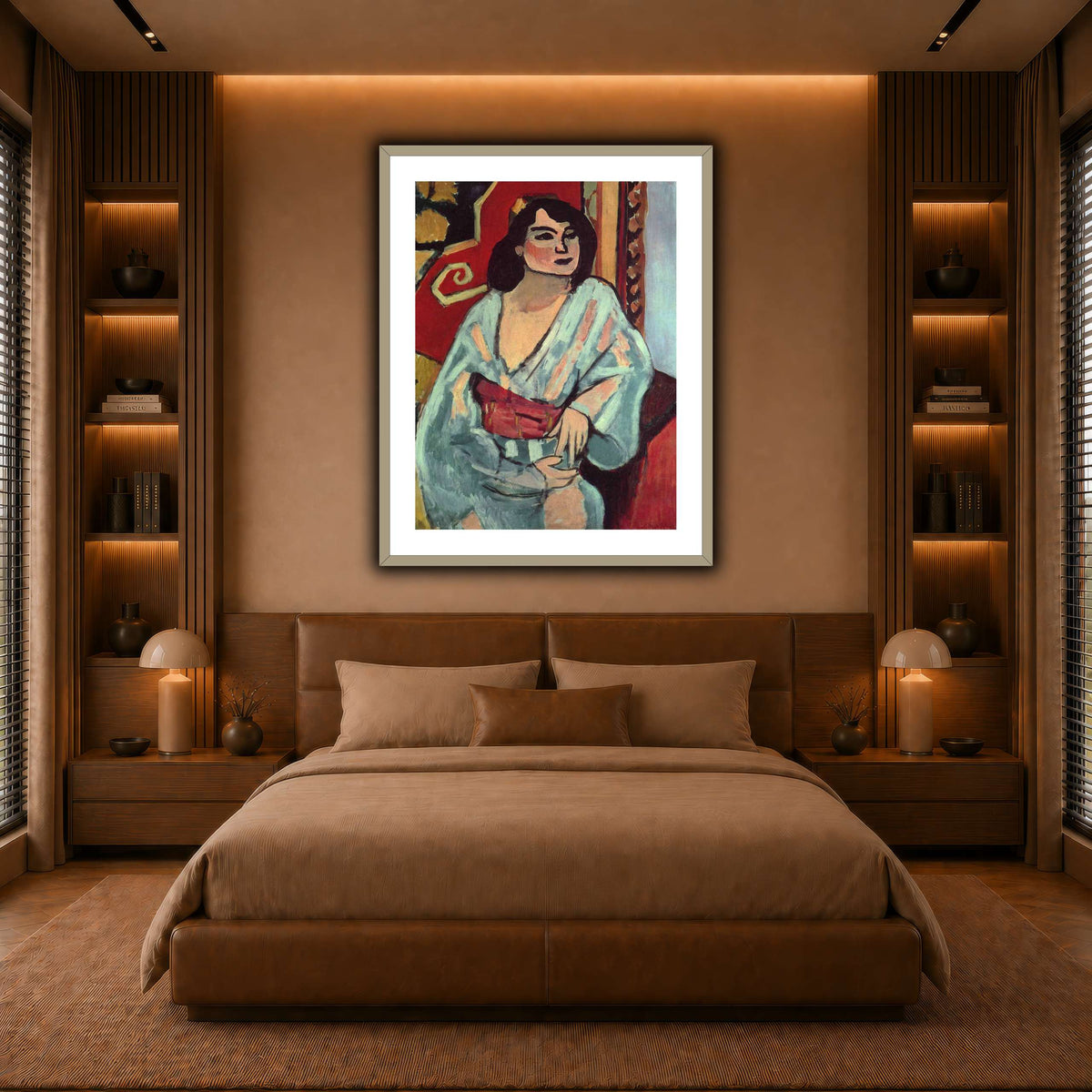 1909,_Algerian_Woman_Henri_Matisse warm-bedroom