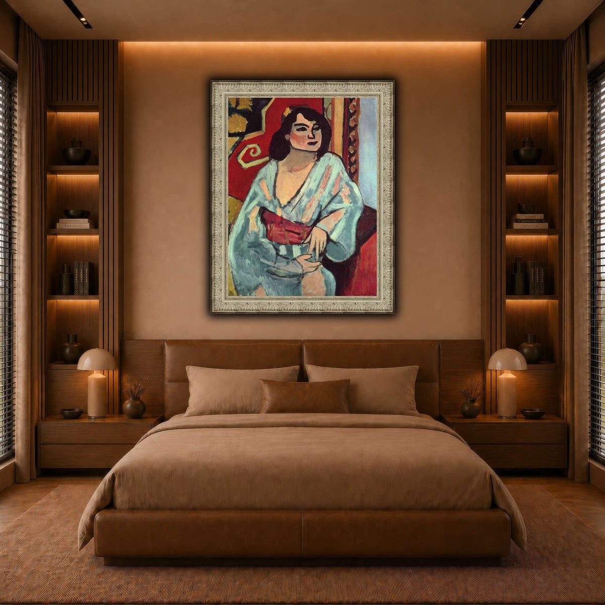 1909,_Algerian_Woman_Henri_Matisse warm-bedroom