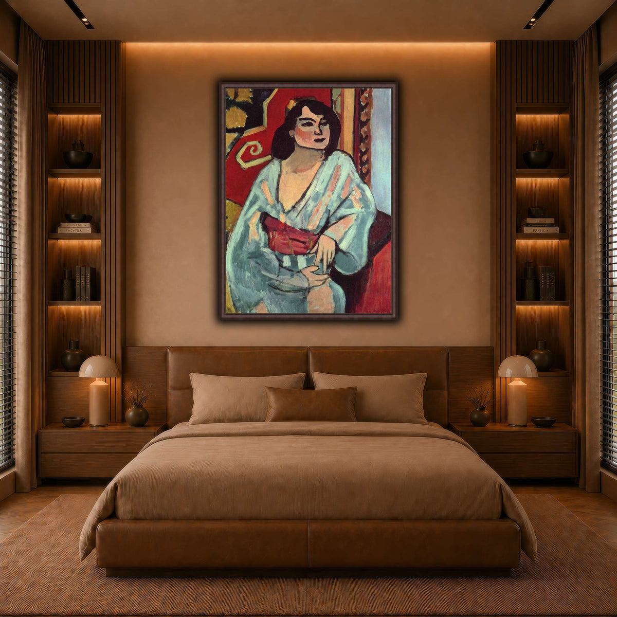 1909,_Algerian_Woman_Henri_Matisse warm-bedroom