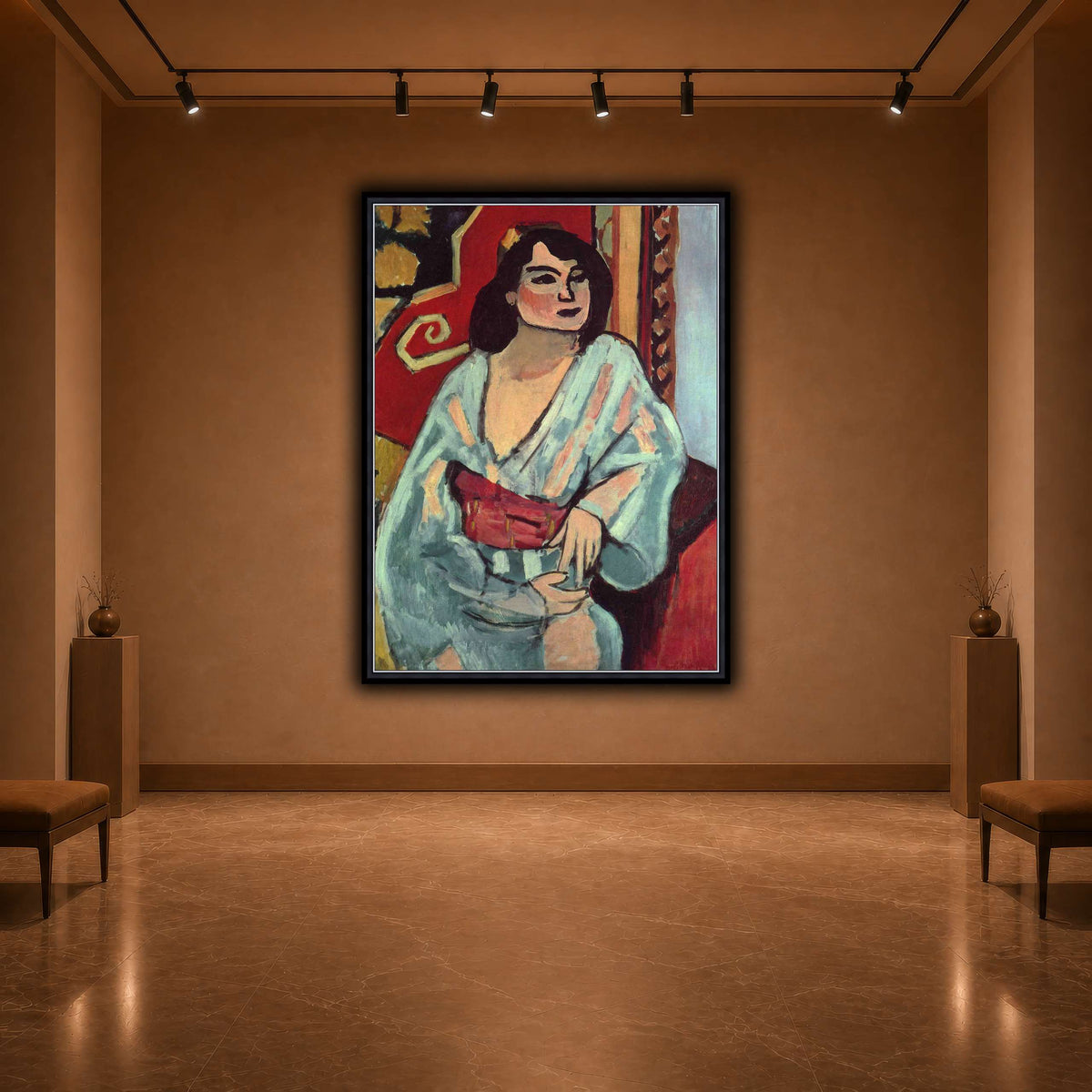 1909,_Algerian_Woman_Henri_Matisse warm-agallery
