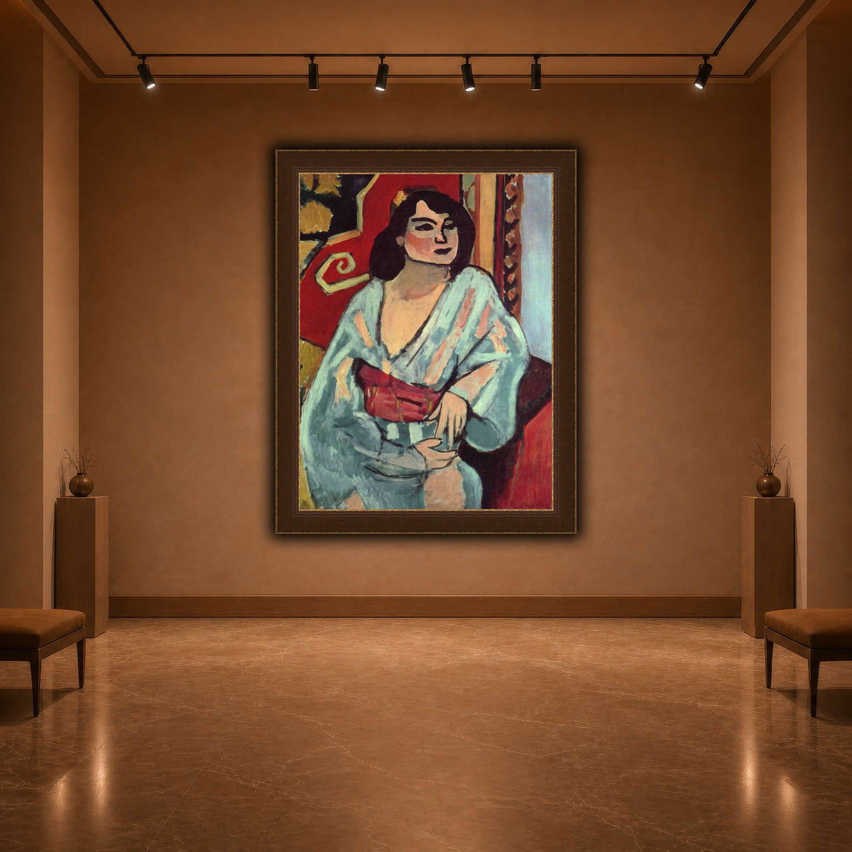 1909,_Algerian_Woman_Henri_Matisse warm-agallery