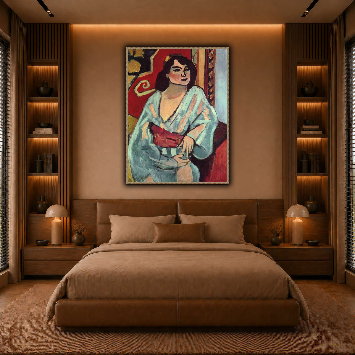 1909,_Algerian_Woman_Henri_Matisse warm-bedroom