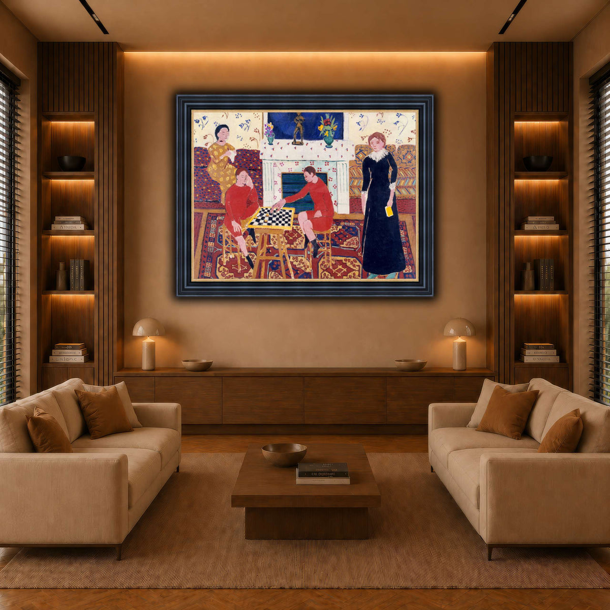 1911,_Portrait_de_la_famille_du_peintre_Henri_Matisse warm-living-room