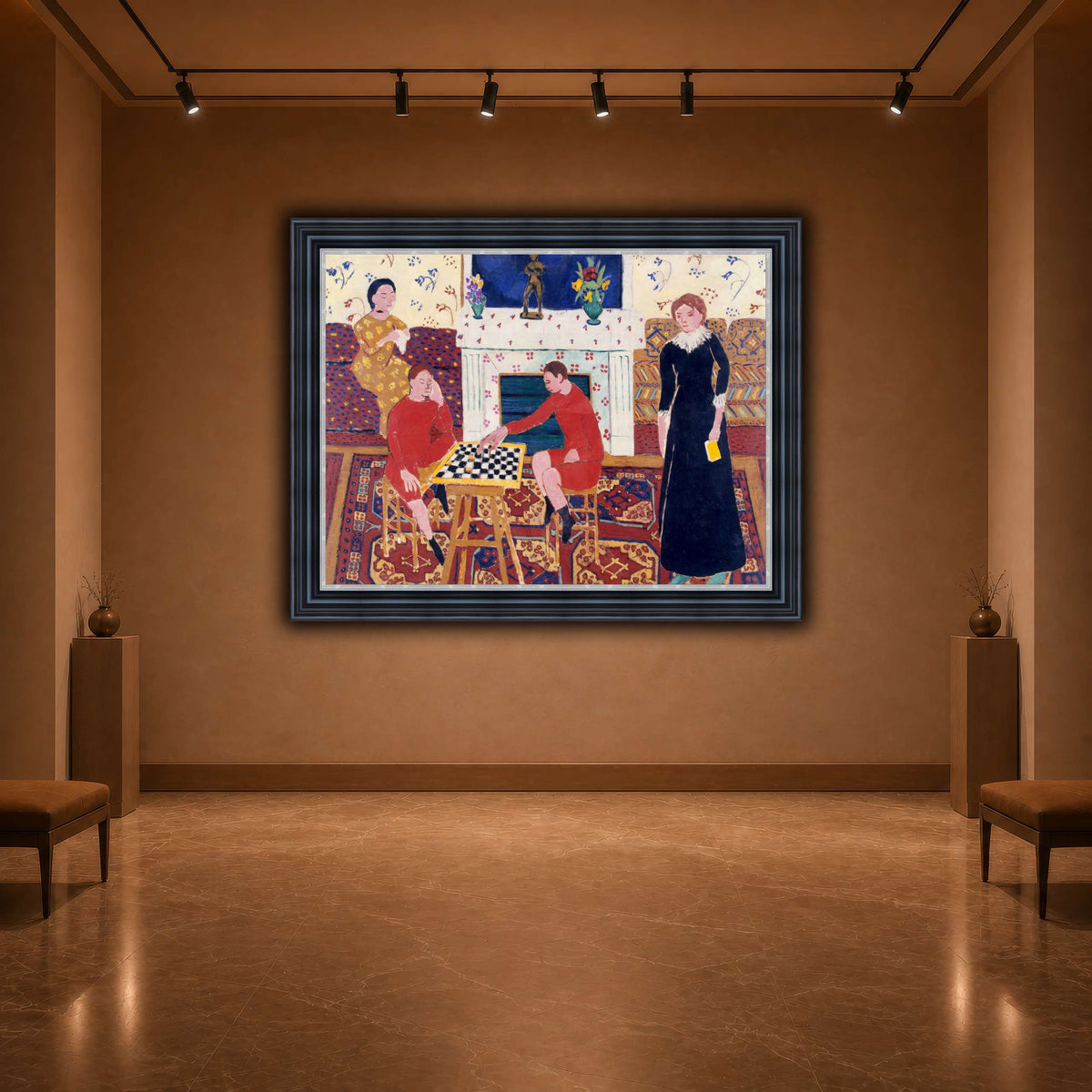 1911,_Portrait_de_la_famille_du_peintre_Henri_Matisse warm-agallery