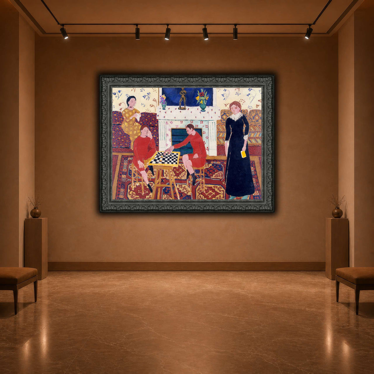1911,_Portrait_de_la_famille_du_peintre_Henri_Matisse warm-agallery