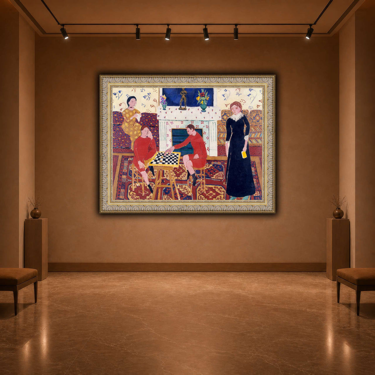 1911,_Portrait_de_la_famille_du_peintre_Henri_Matisse warm-agallery