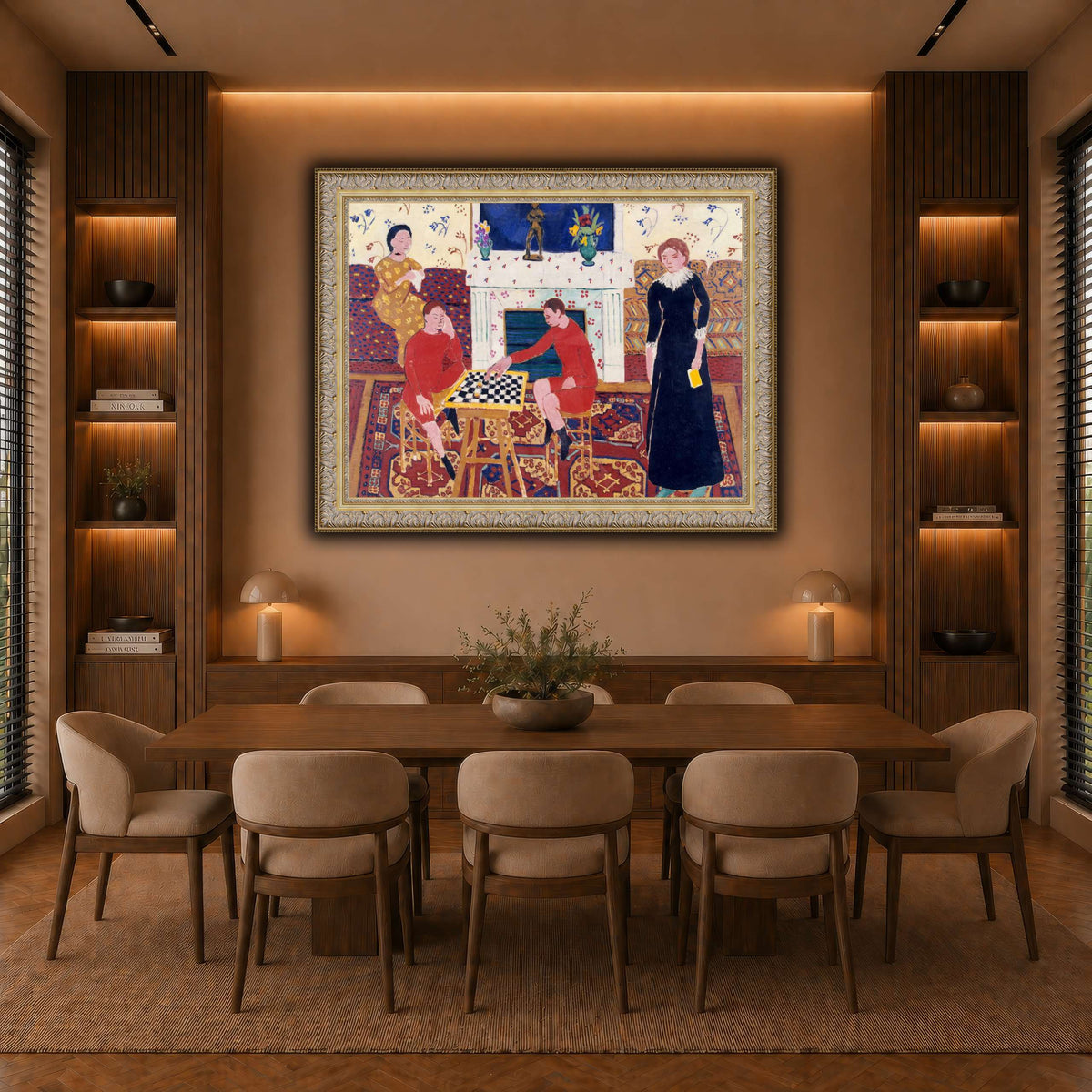1911,_Portrait_de_la_famille_du_peintre_Henri_Matisse warm-dining room