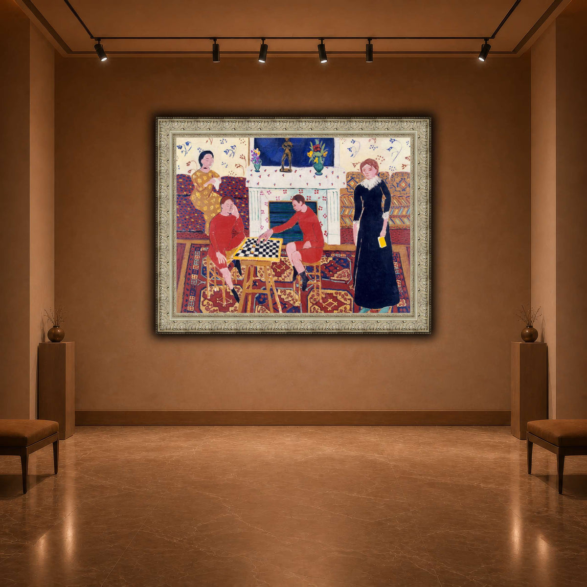 1911,_Portrait_de_la_famille_du_peintre_Henri_Matisse warm-agallery