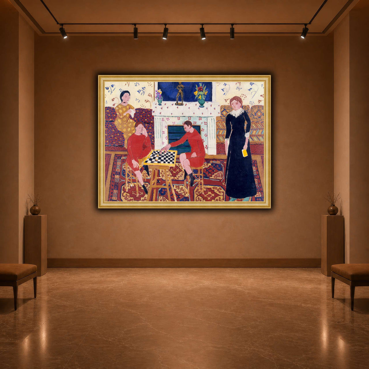1911,_Portrait_de_la_famille_du_peintre_Henri_Matisse warm-agallery