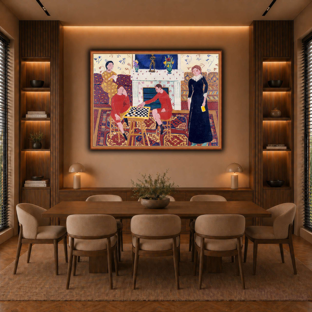 1911,_Portrait_de_la_famille_du_peintre_Henri_Matisse warm-dining room