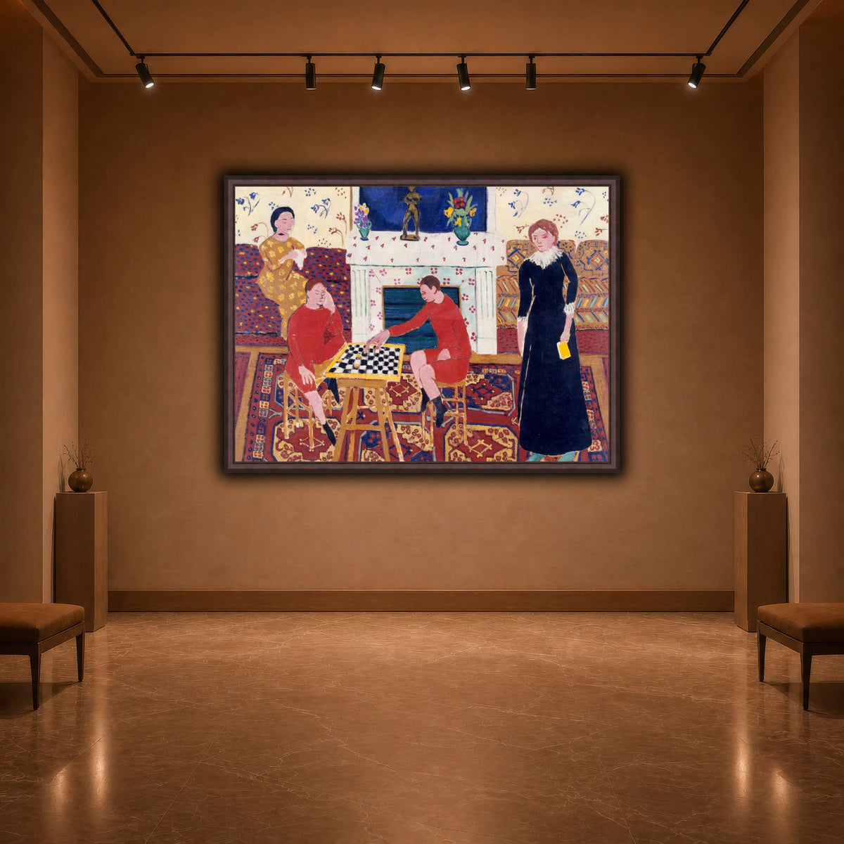1911,_Portrait_de_la_famille_du_peintre_Henri_Matisse warm-agallery