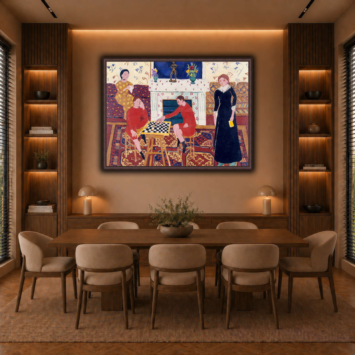 1911,_Portrait_de_la_famille_du_peintre_Henri_Matisse warm-dining room