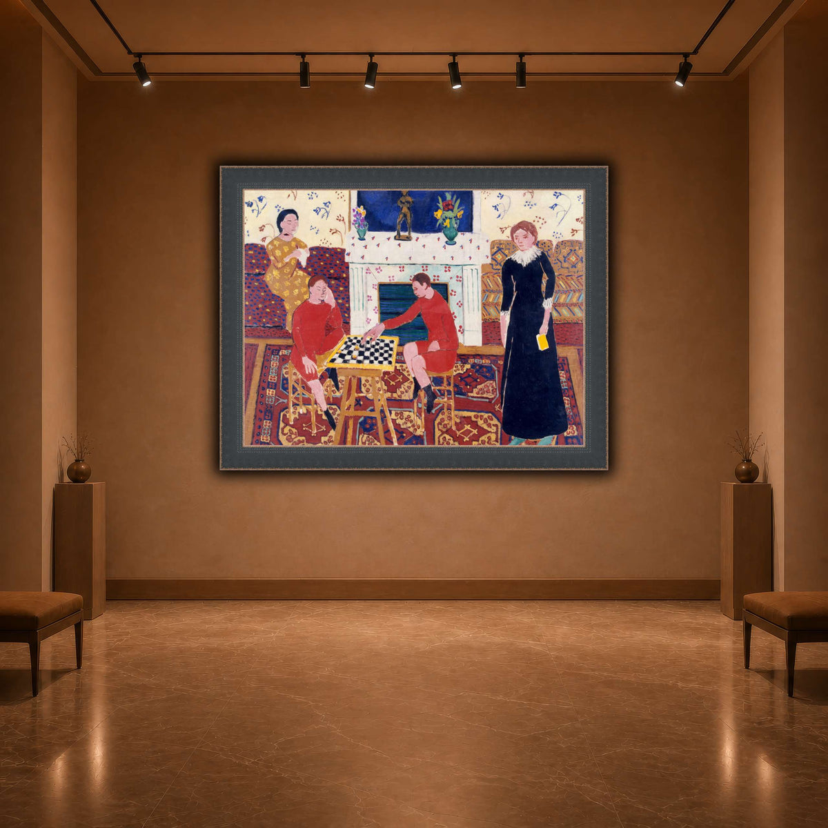 1911,_Portrait_de_la_famille_du_peintre_Henri_Matisse warm-agallery