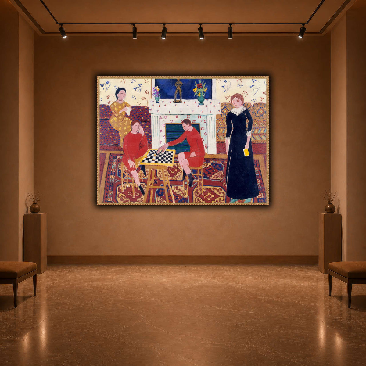 1911,_Portrait_de_la_famille_du_peintre_Henri_Matisse warm-agallery