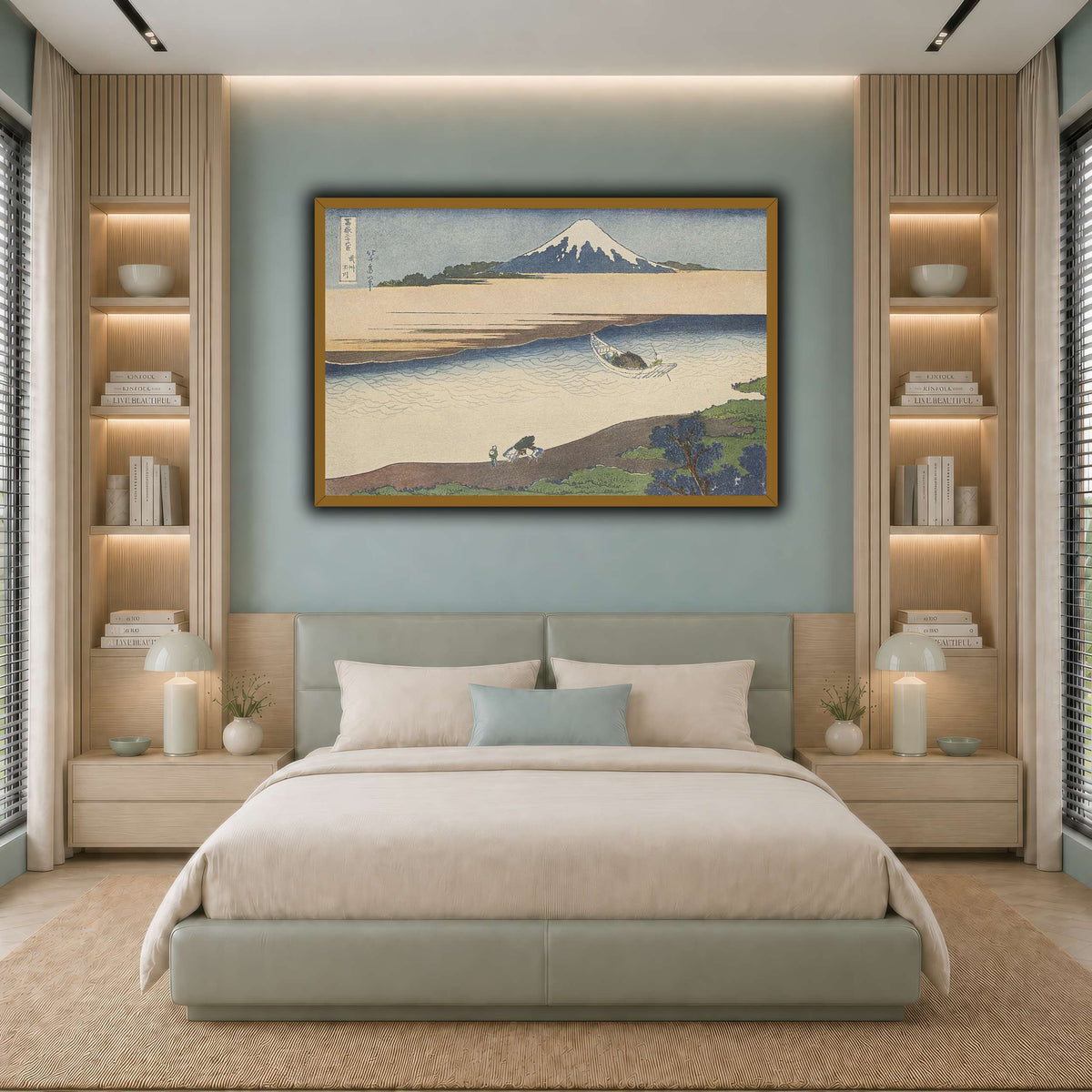 1_Katsushika Hokusai  cool-bedroom