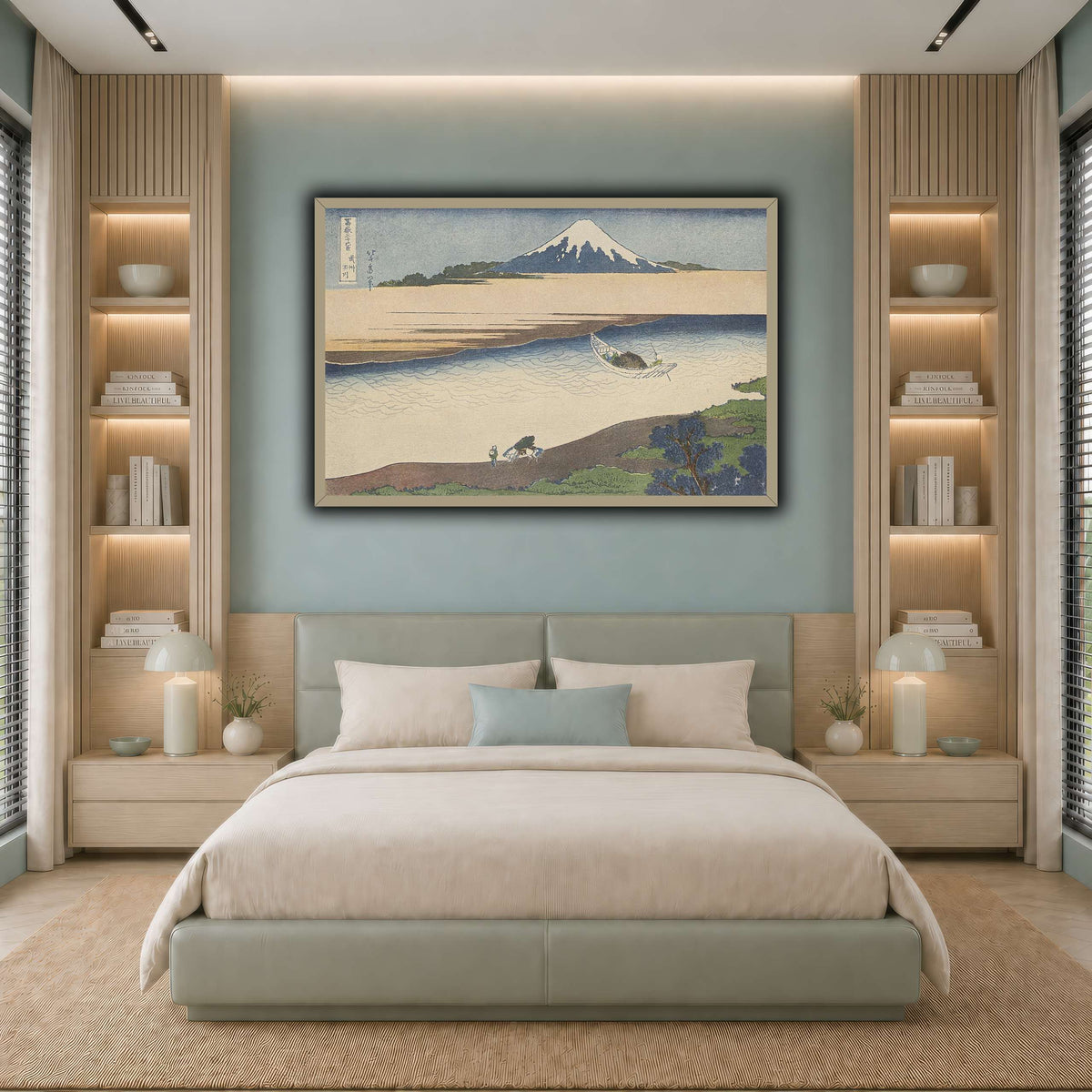1_Katsushika Hokusai  cool-bedroom