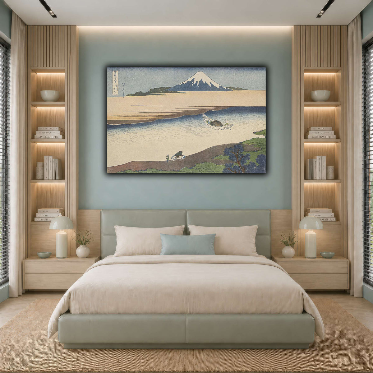 1_Katsushika Hokusai  cool-bedroom