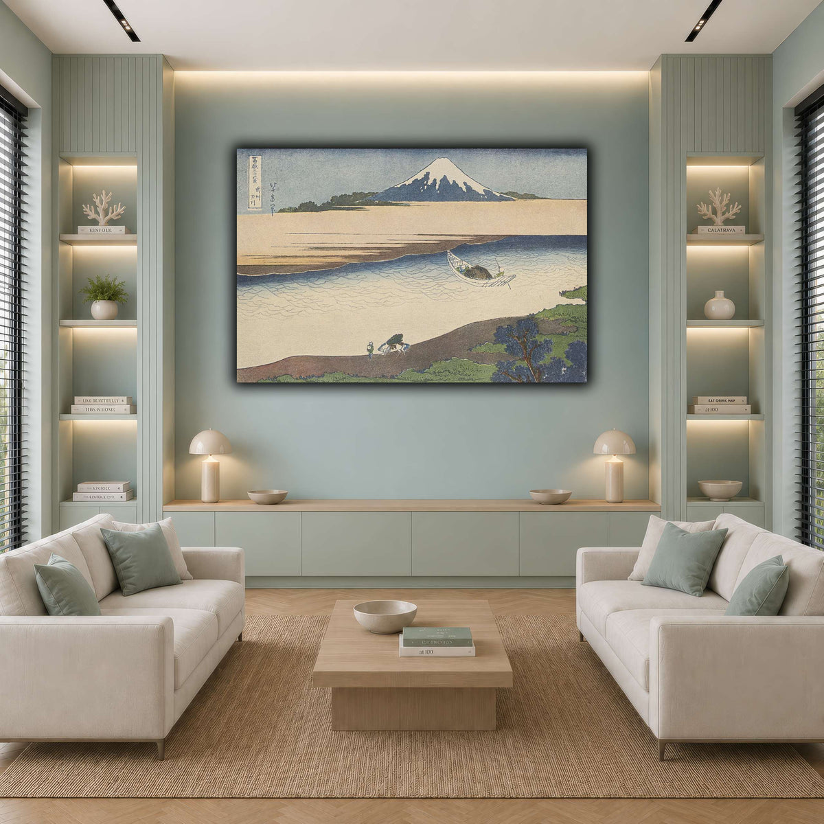 1_Katsushika Hokusai  cool-living room