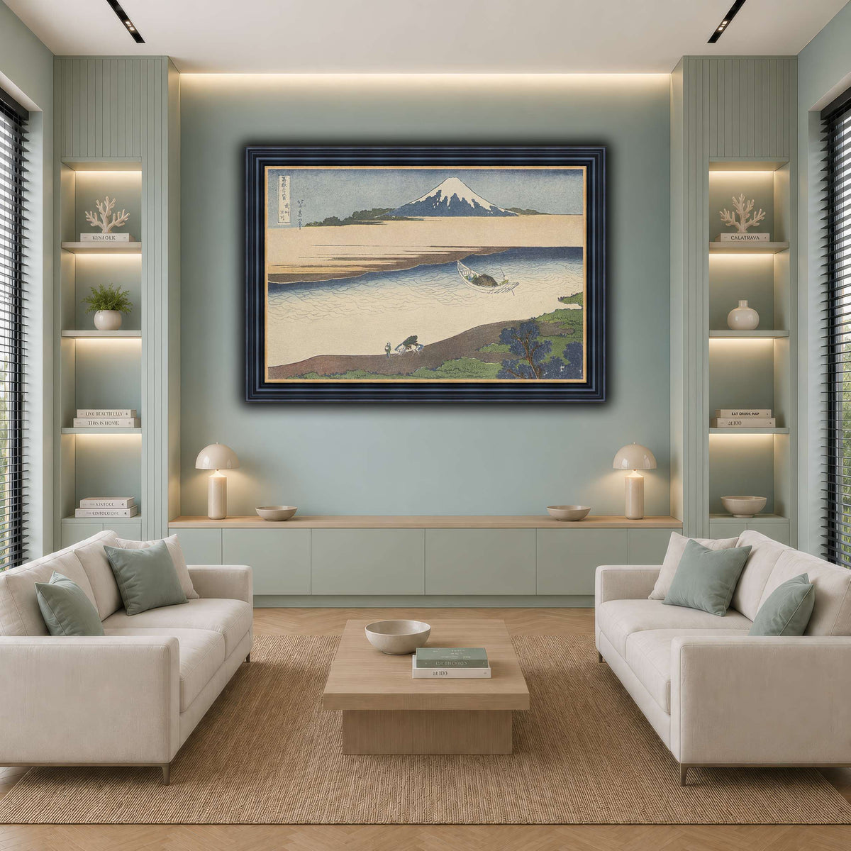 1_Katsushika Hokusai  cool-living room