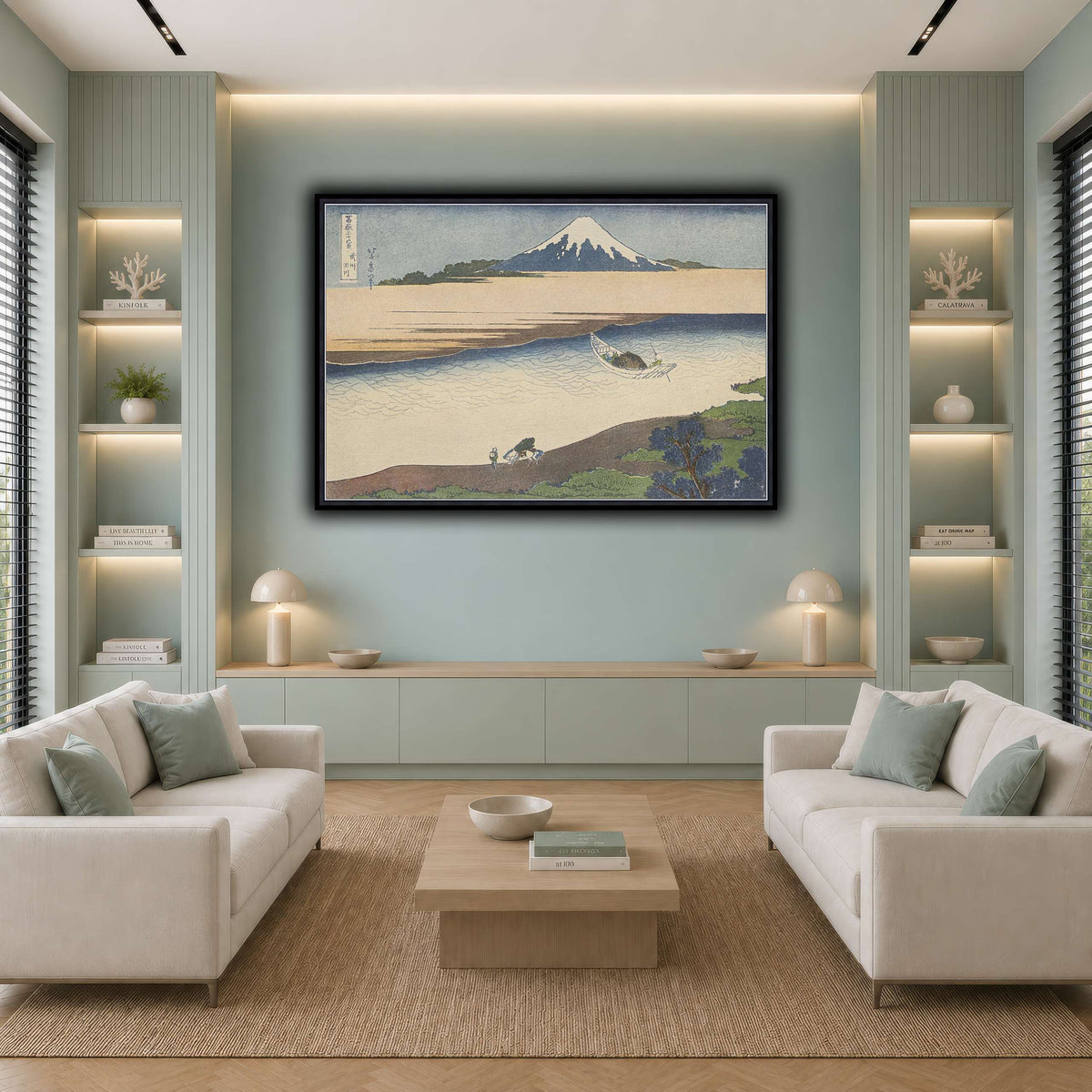 1_Katsushika Hokusai  cool-living room