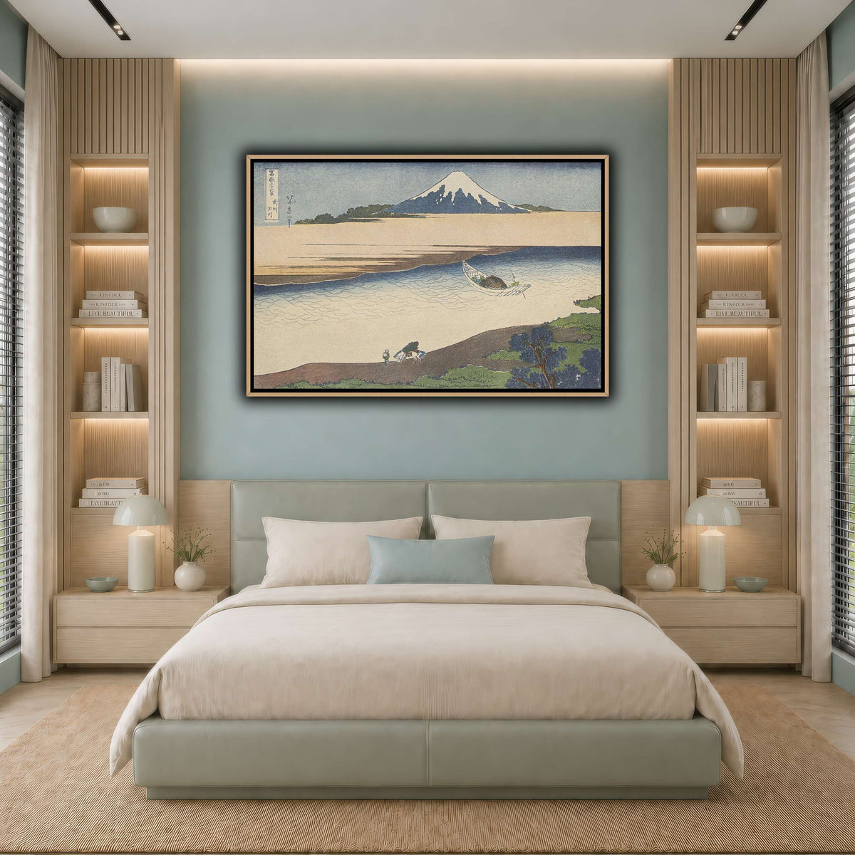 1_Katsushika Hokusai  cool-bedroom