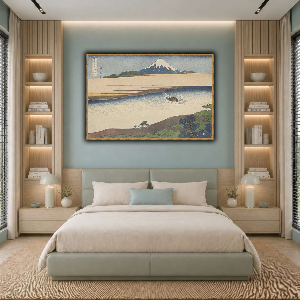 1_Katsushika Hokusai  cool-bedroom