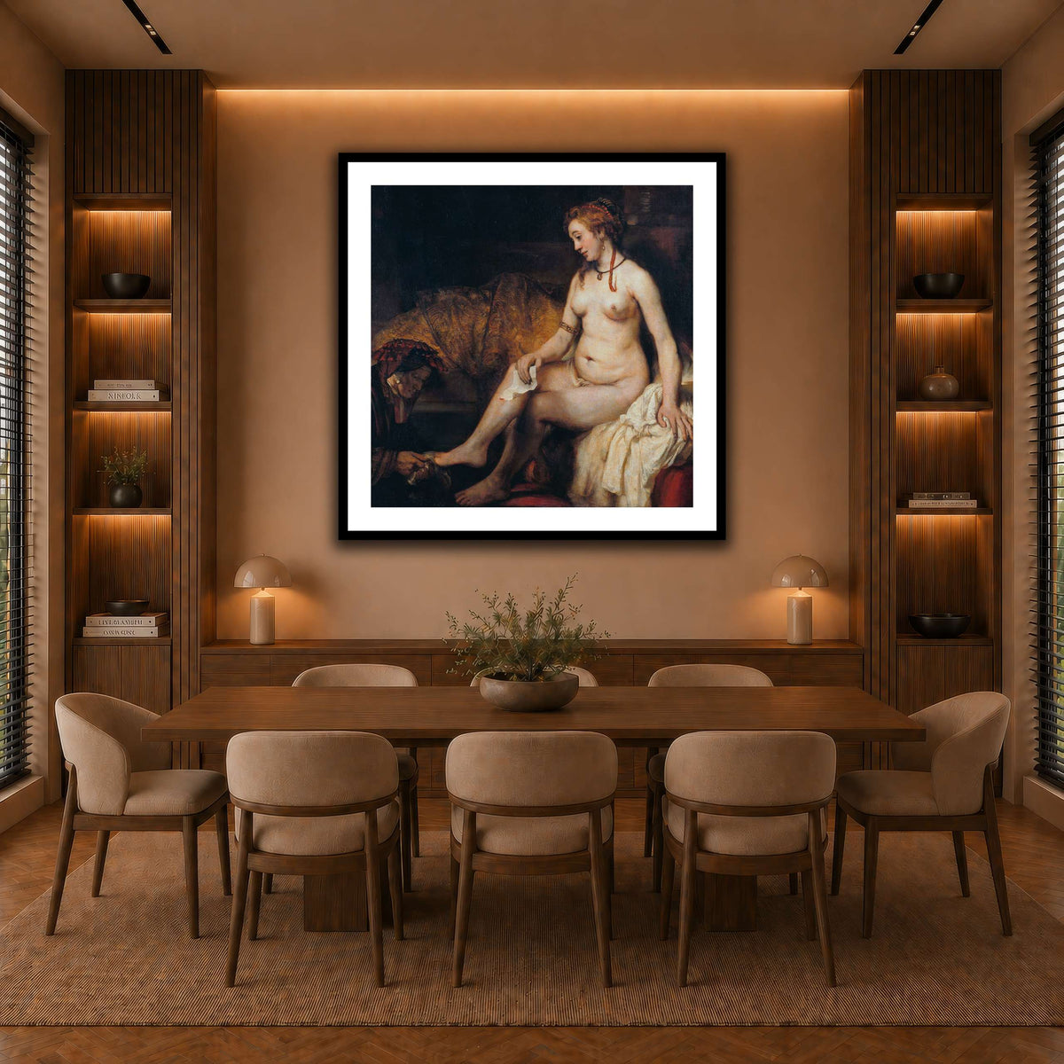 1_Rembrandt-van-Rijn warm-dining room