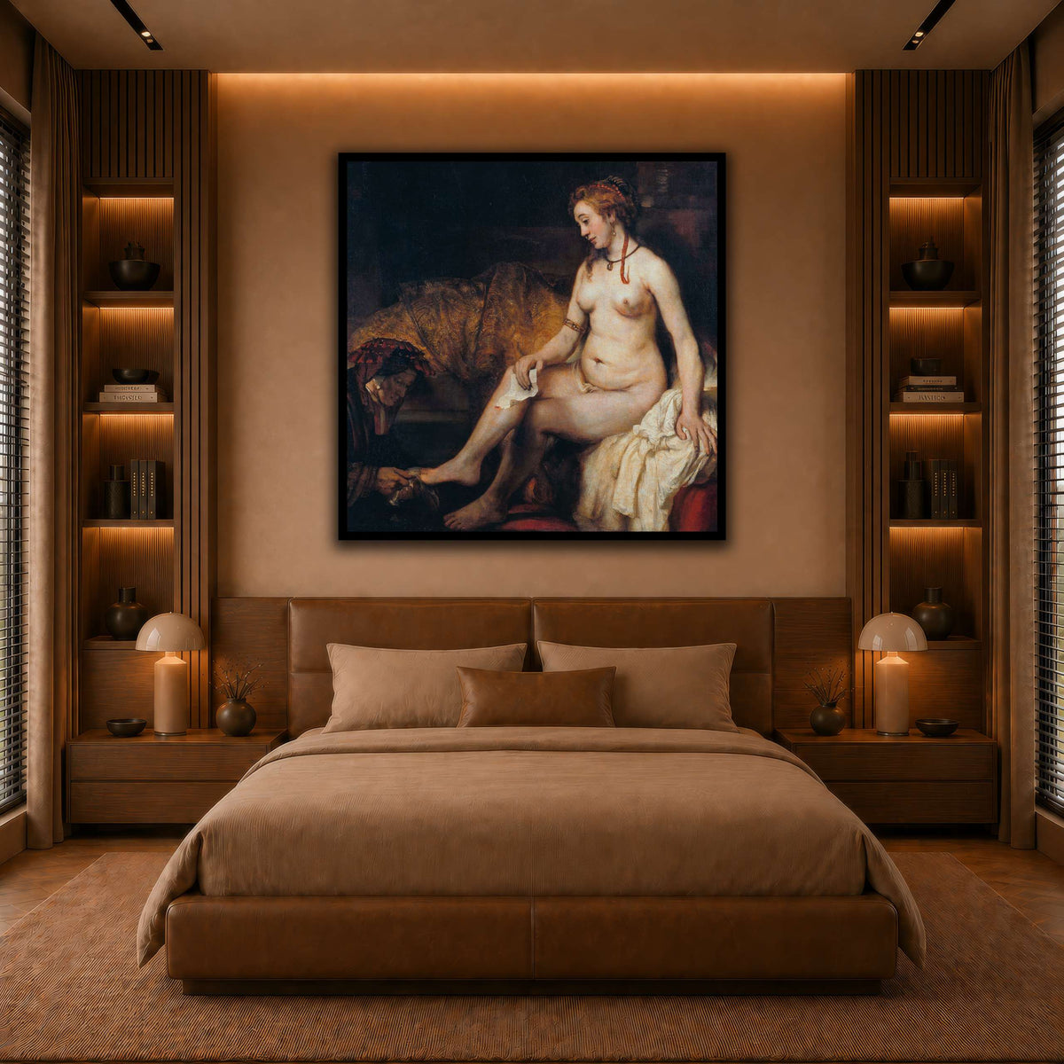 1_Rembrandt-van-Rijn warm-bedroom