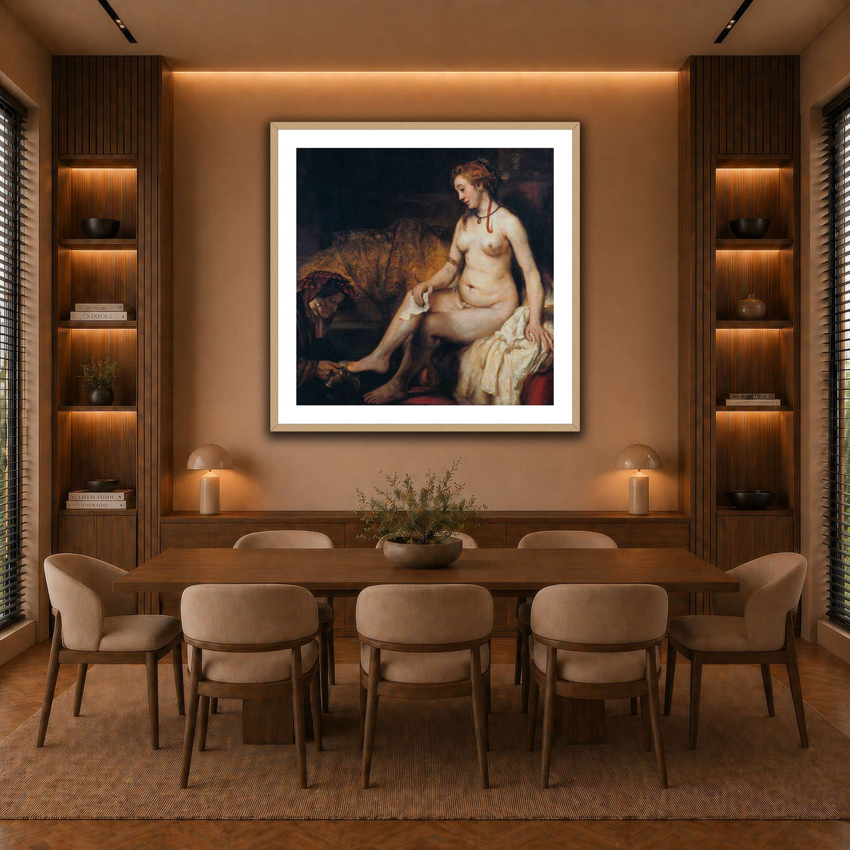 1_Rembrandt-van-Rijn warm-dining room
