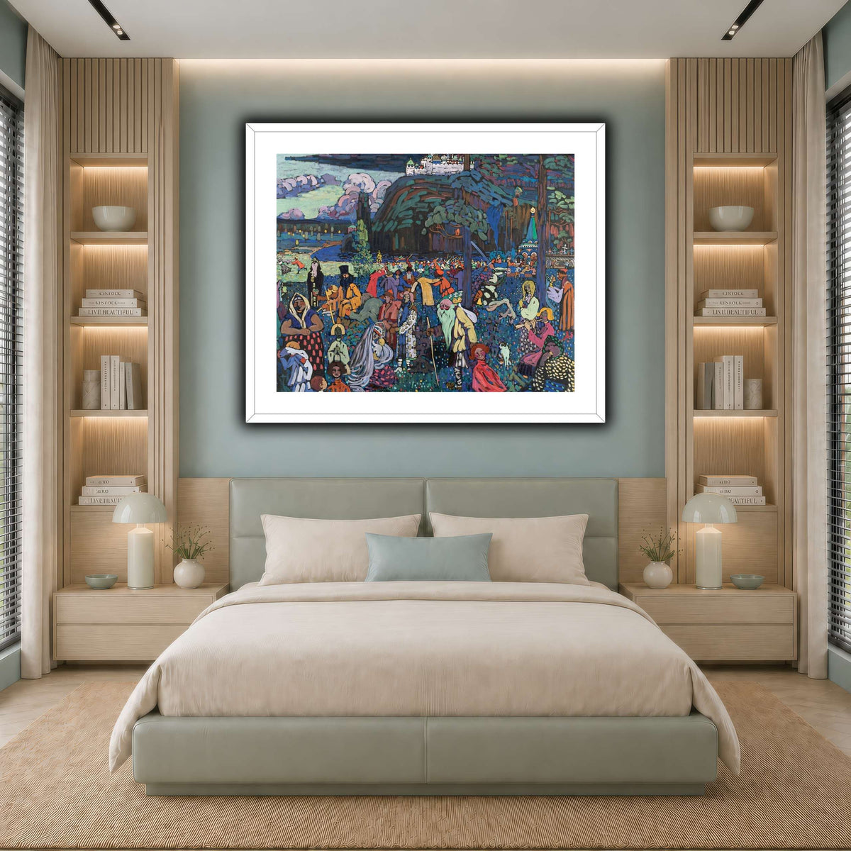 Кандинский_Красочная_жизнь_1 cool-bedroom