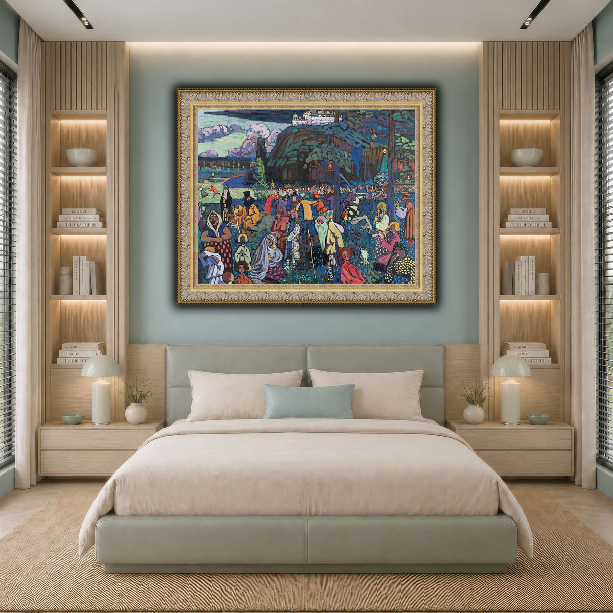 Кандинский_Красочная_жизнь_1 cool-bedroom