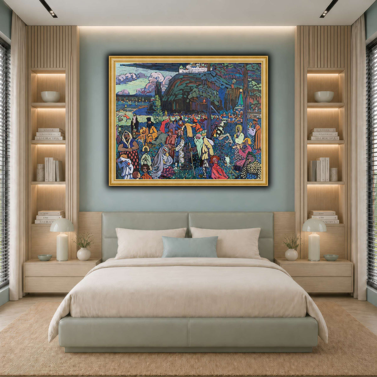 Кандинский_Красочная_жизнь_1 cool-bedroom